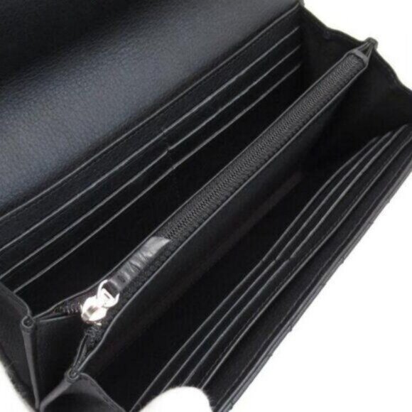 Authentic CHANEL CC Wild Stitch Lambskin Wallet on Chain Shoulder Crossbody - Picture 10 of 15